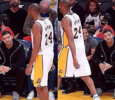 CauseWereGuys's tweet photo. Drake: Sup Kobe

Kobe: ...

Drake: Alright yo girl next http://t.co/mFpaCxmoHv