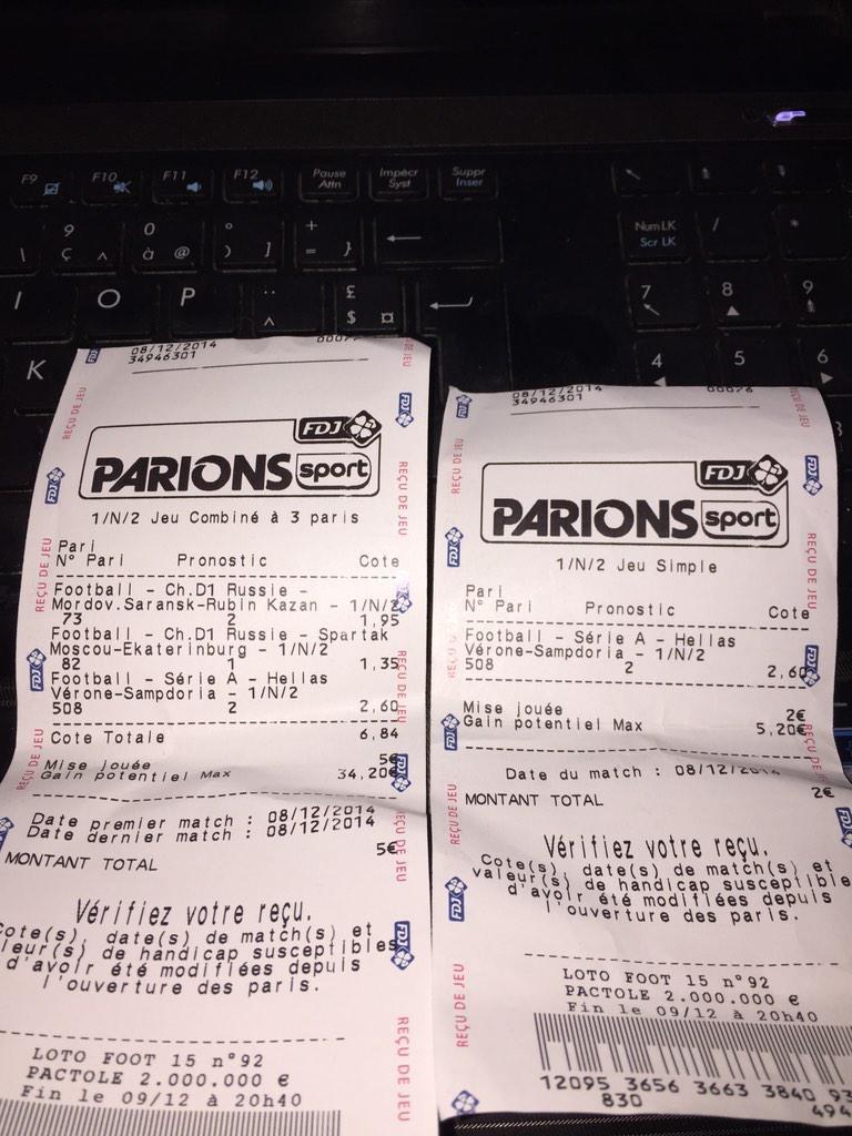 PronosLP's tweet image. Voila! Que du gains!💰