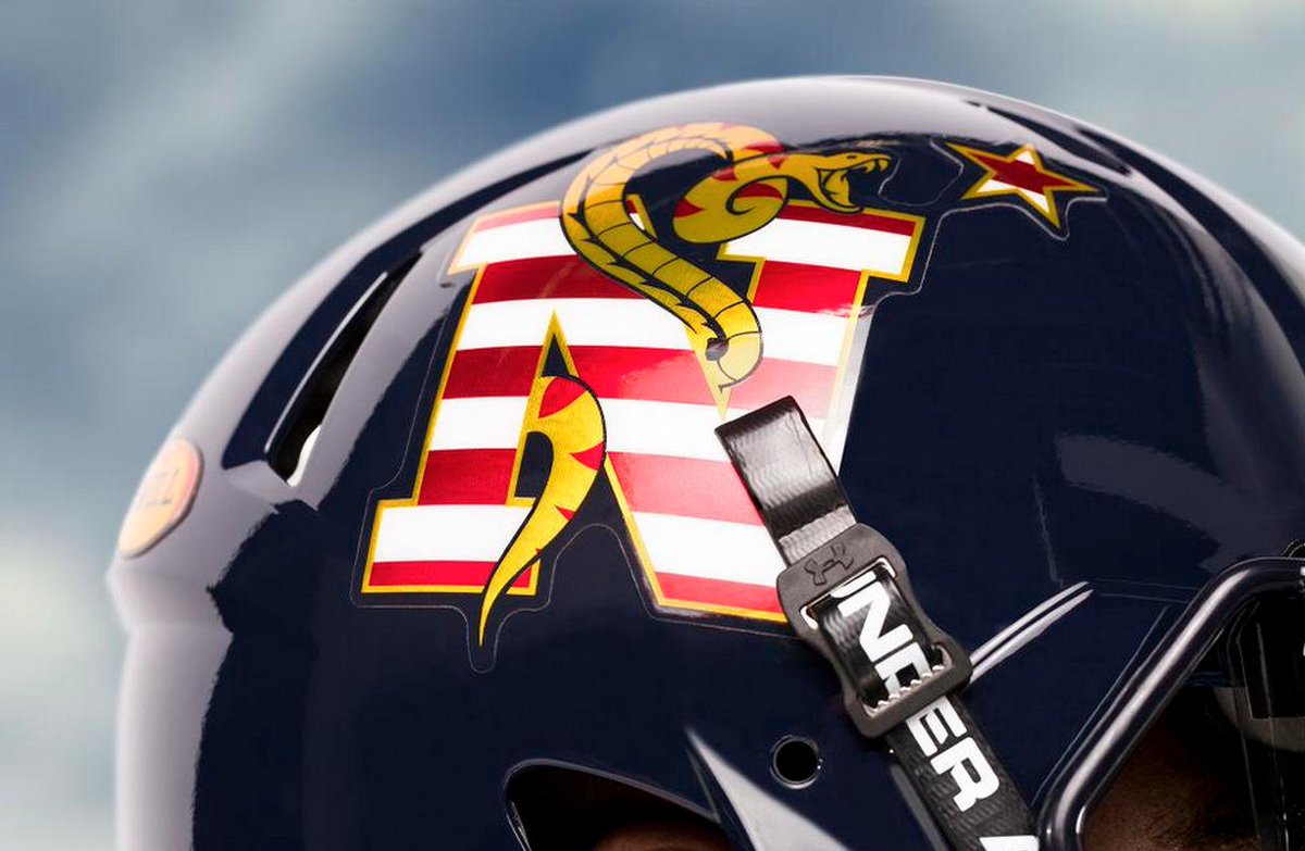 ForTheWin's tweet photo. Navy unveils incredible 'Don't Tread On Me' helmets for Army game - http://t.co/zzR71sBiYT http://t.co/tK7elonhHP