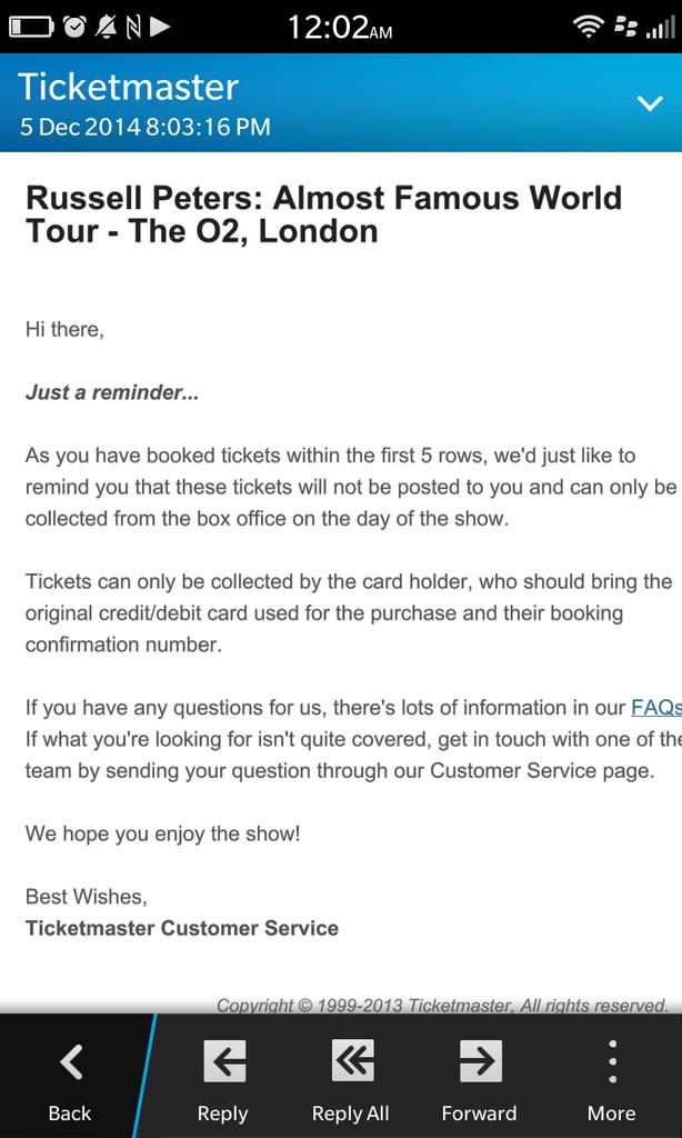 Project_Moghal's tweet photo. Can't wait, front seats this time! I hope I get picked on lol :-) @therealrussellp http://t.co/JQ2lTTCThI