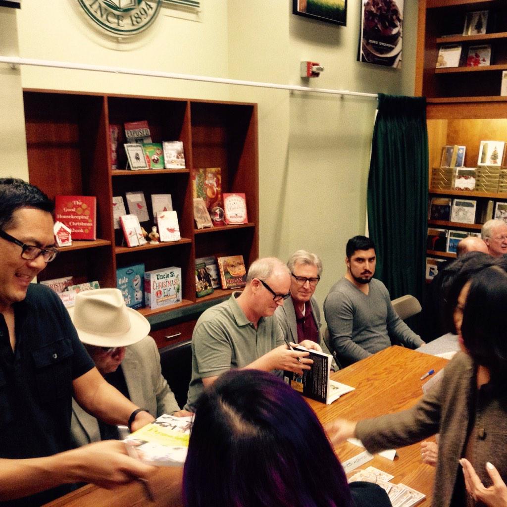 vromans's tweet photo. #BobKato signing his book #TheDrawingClub with tons of special guests. #Imagineers #illustration #Disney #JohnMusker http://t.co/MjIb2WVKR0