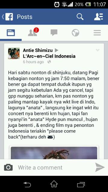 Kata temen yang udah liat Over The L'Arc-en-Ciel. Wah bikin susah move on dari #LArukuJKT nih cc <a href="/moxienotion/">moxienotion</a>