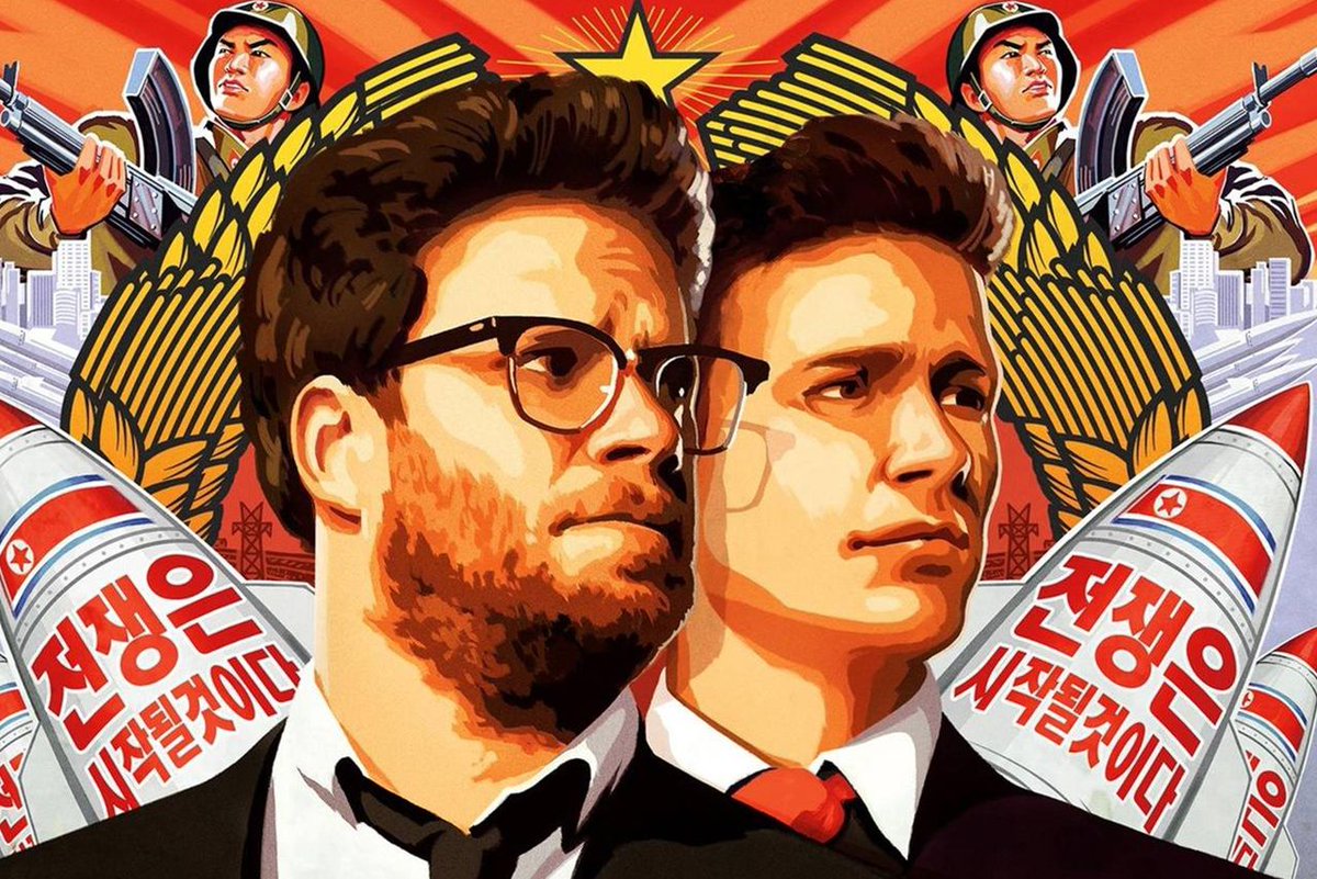 verge's tweet photo. The Sony hackers want to block the release of James Franco and Seth Rogen's new movie http://t.co/ZoAG42YbVU http://t.co/djw3p1JAqo