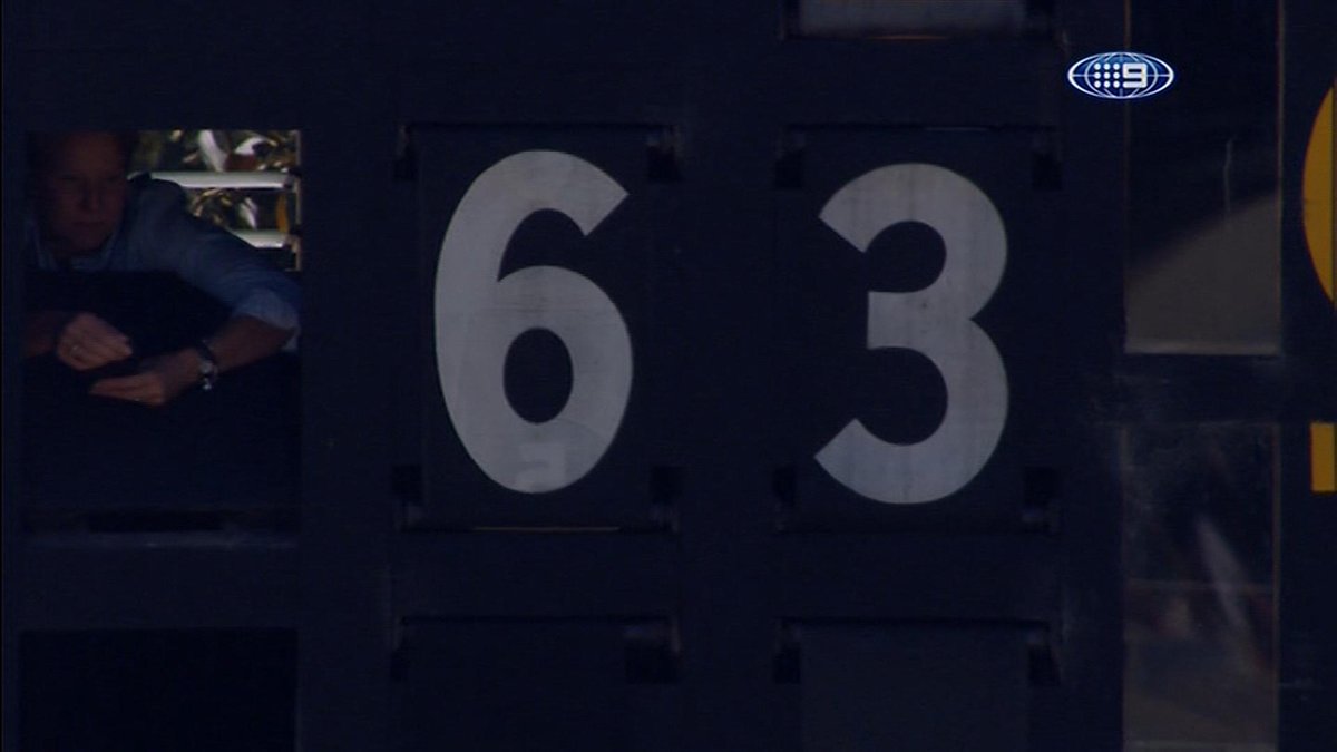 cricketcomau's tweet image. Moving moment as David Warner reached #63notout on the morning of day one: cricketa.us/1wtm09A #AUSvIND