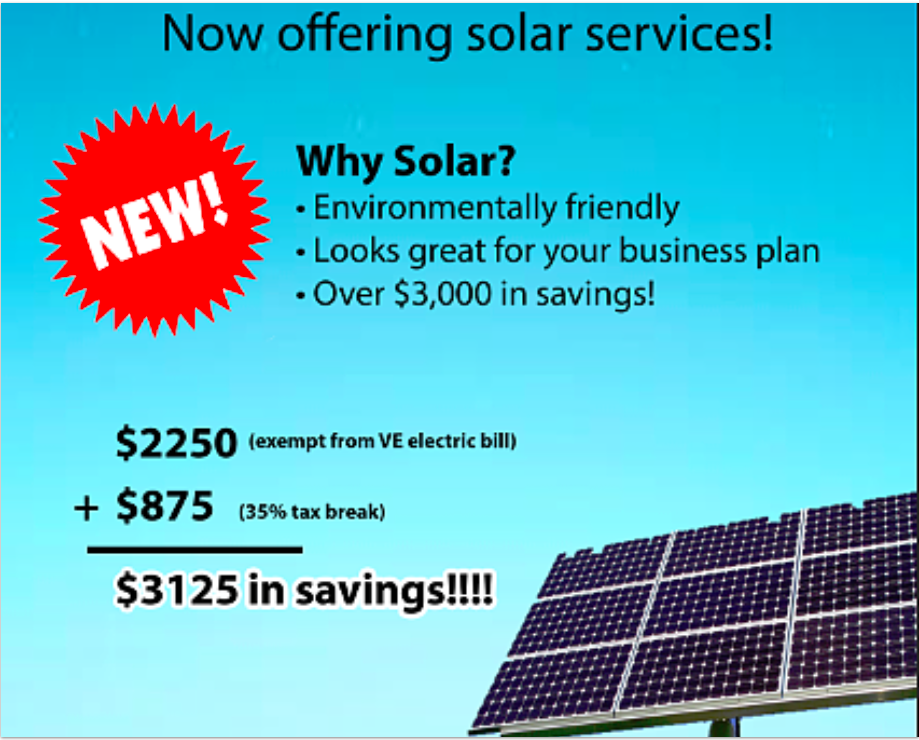 FlashComm2014's tweet image. Go green and save green!