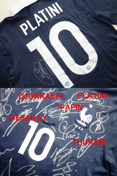 10プラティニ歴代フランス代表19人直筆サイン Twitter Search