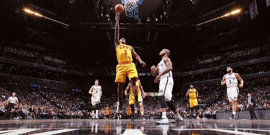 cavs's tweet image. END Q3: #Cavs outscore the #Nets 35-18 to make it 85-67.

@dionwaiters3 has 19 #ballhard

BOX: ow.ly/FzFyA