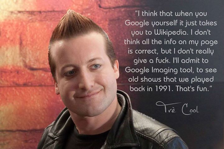 Happy Birthday Tré Cool aka Frank Edwin Wright III  