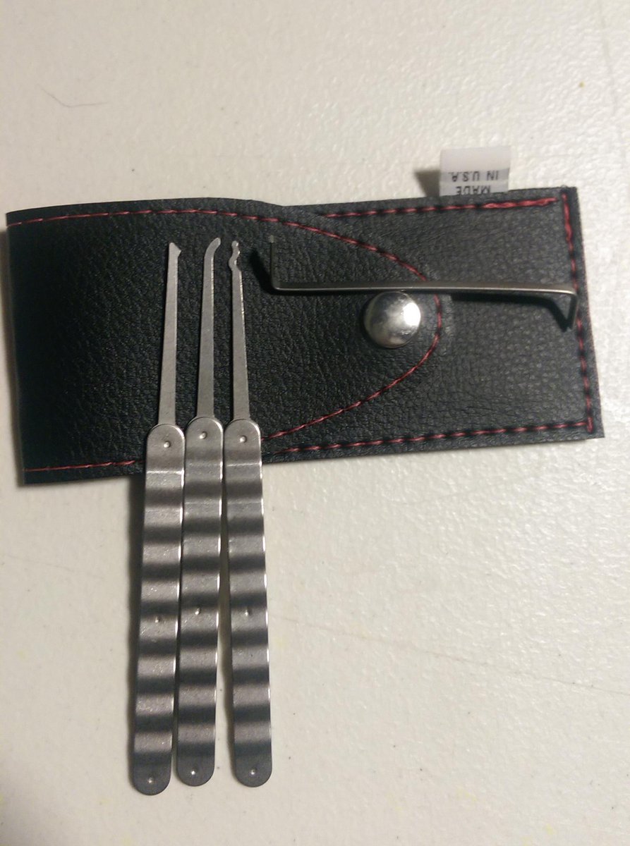 Thanks to <a href="/indiecom/">John Gordon</a> and LonghornLockpicking we have new starter pick sets for the meeting in January.