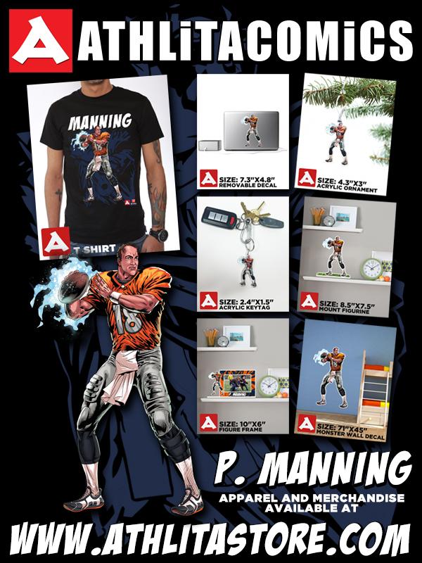 ATHLiTACOMiCS's tweet photo. Get your #PeytonManning gifts at http://t.co/XKh70njAcz! 
#SportsHeroes #DenverBroncos #peybackfoundation #NFL http://t.co/KsLDnZLrGY