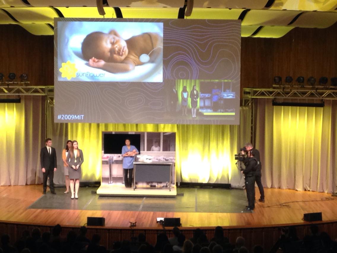 JKamens's tweet photo. That's my sons project..go Ben RT @dtm_tweets: Phase change material keep newborns warm during power outages #2009MIT http://t.co/jGcnCtvxx8
