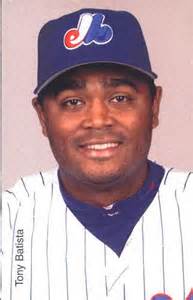 Happy birthday 2004 Expo Tony Batista. In 2004 he hit 32 homers tied with Brad Wilkerson for the lead that year. 