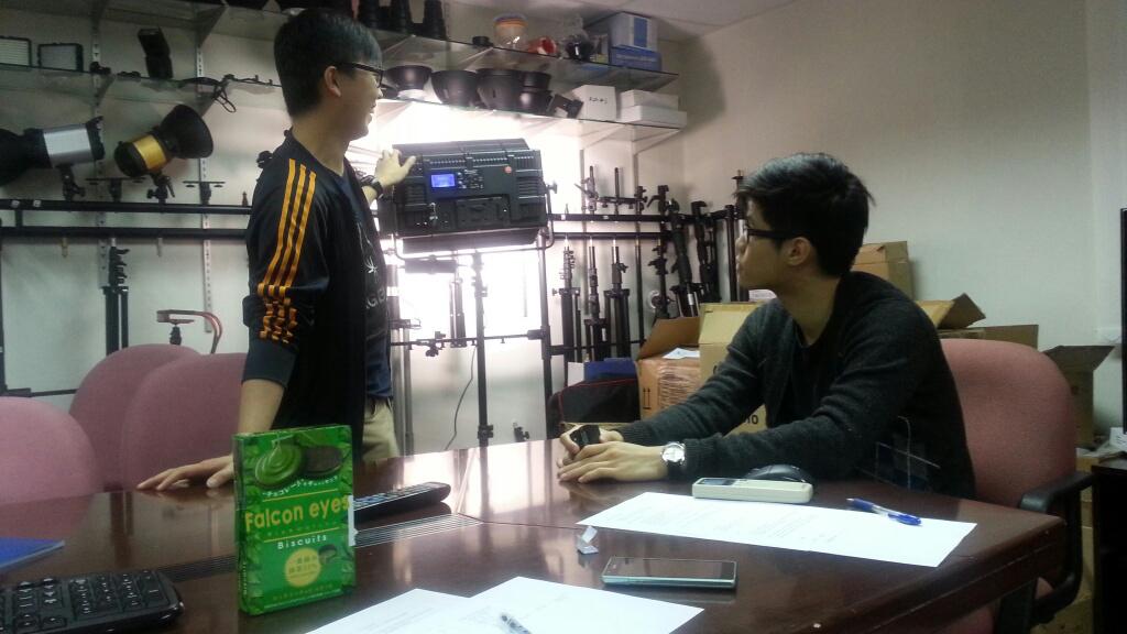our #passionate stuff #discuss about #Video manual production for our #wifi #LED!And anyone see where our logo is on?
