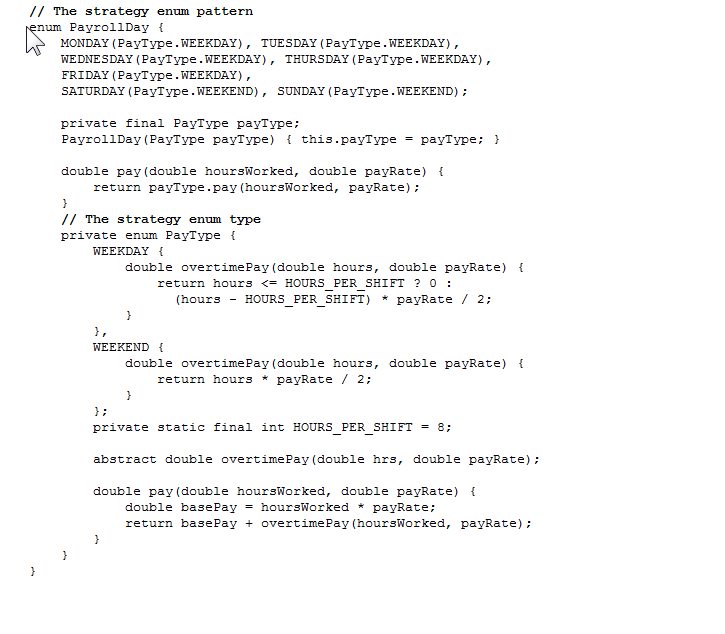 JavaLearner's tweet image. Enum Strategy pattern : Example