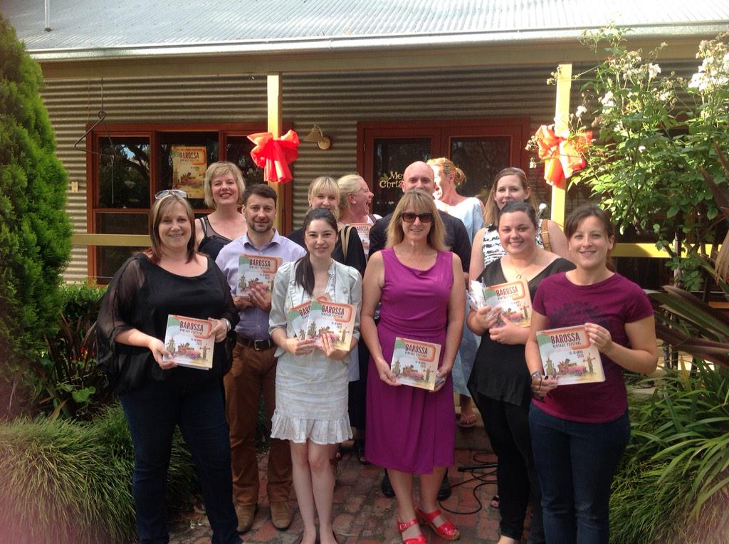 MyBarossa's tweet photo. Launch of the 2015 #Barossa Vintage Festival Program tonight #BVF2015 at @whistlerwines http://t.co/o5fp6vLsSk