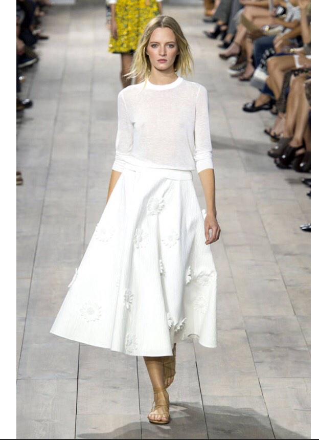 Modern__Bride's tweet photo. Alternative wedding dress by Michael Kors New York fashion week 2014  @harpersbazaarus #modernbride #weddingdresses http://t.co/HhmkRYx0Ta