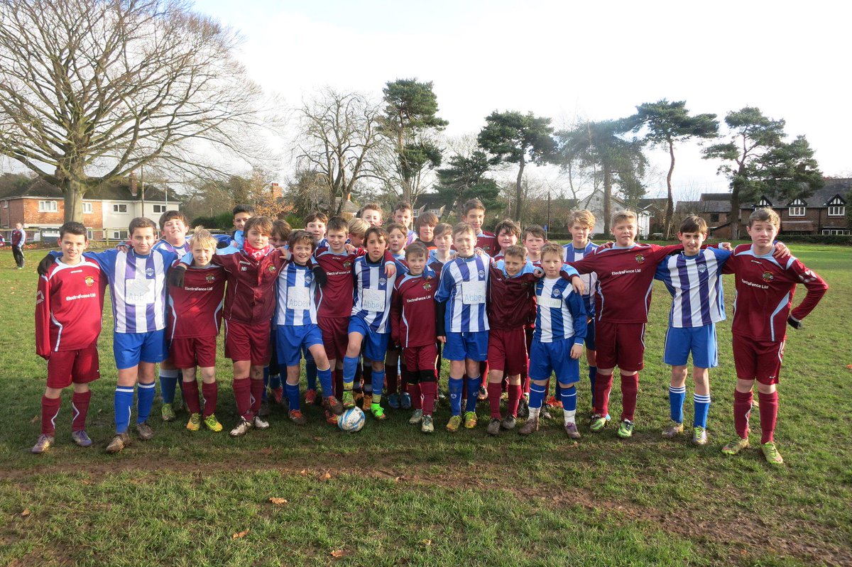 Sundays U13 game between Tarvin Hawks and Cuddington #FootballRemembers