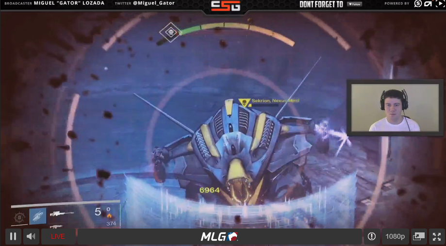 MLG's tweet image. Late night Destiny grind with @ESG on MLG.tv/ESG!