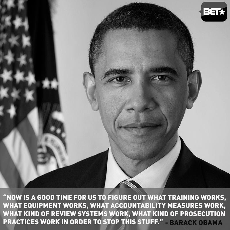 BET's tweet photo. BARACK OBAMA talks #Ferguson, Police, Judicial System &amp; more in our EXCLUSIVE INTERVIEW --> http://t.co/BA6uR6GkV8 http://t.co/ku4fnmTB6k