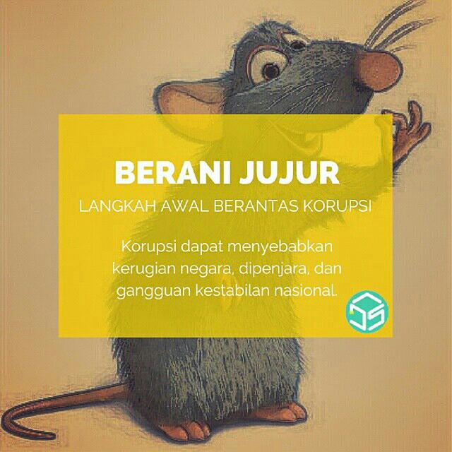 Sebagai mahasiswa jangan berpangku tangan melihat korupsi yang sudah membudaya di bangsa ini. #HariAntiKorupsi