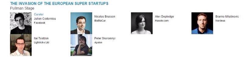 eclaireoh's tweet image. Ooh look at that - @hassle founder Alex on stage for Invasion of the European Super Startups @leweb #leweb2014