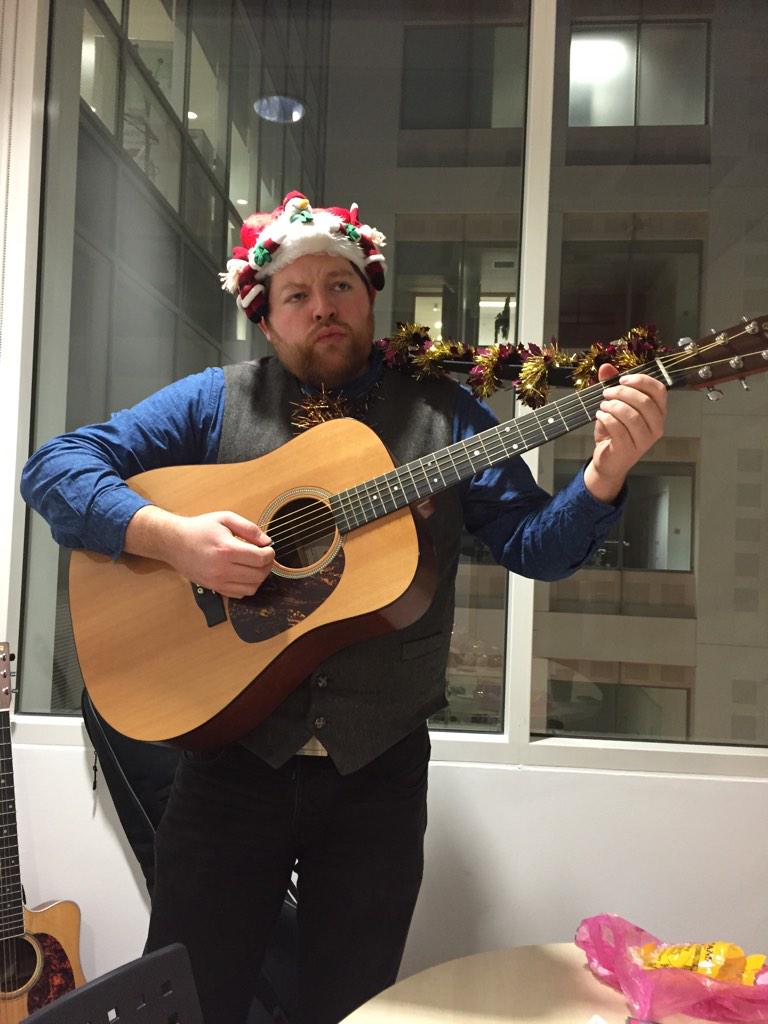 Embracing the Christmas spirit! #7amChristmas