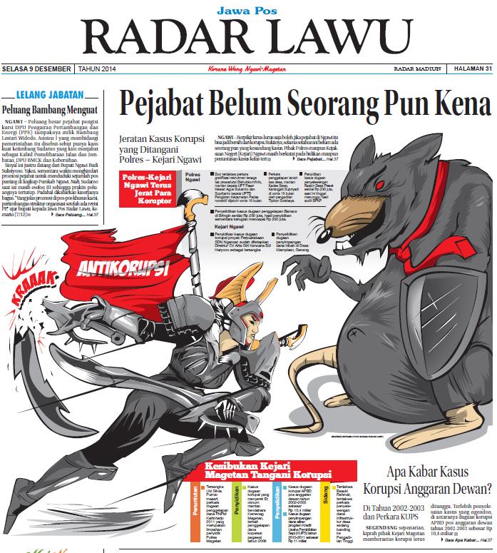 Jawa Pos Radar Lawu edisi hari ini, 9 Desember 2014