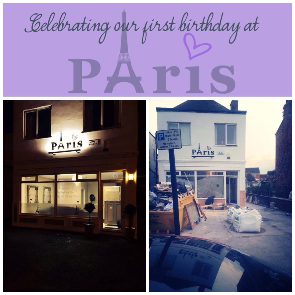 ParisSalonHull's tweet photo. Happy birthday to PARIS 🎉 Id like to thank everyone for there amazing support over the past year 💜💜 http://t.co/3EQKC8ylUd