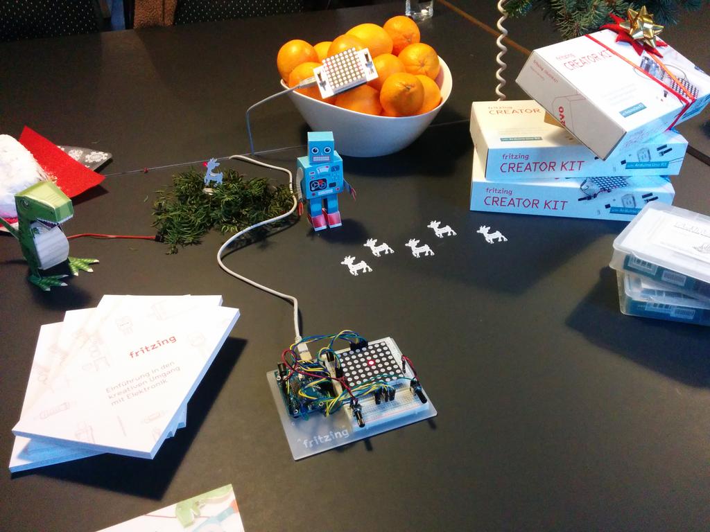 Our christmas shop during @IXDSberlin pre-work talks special