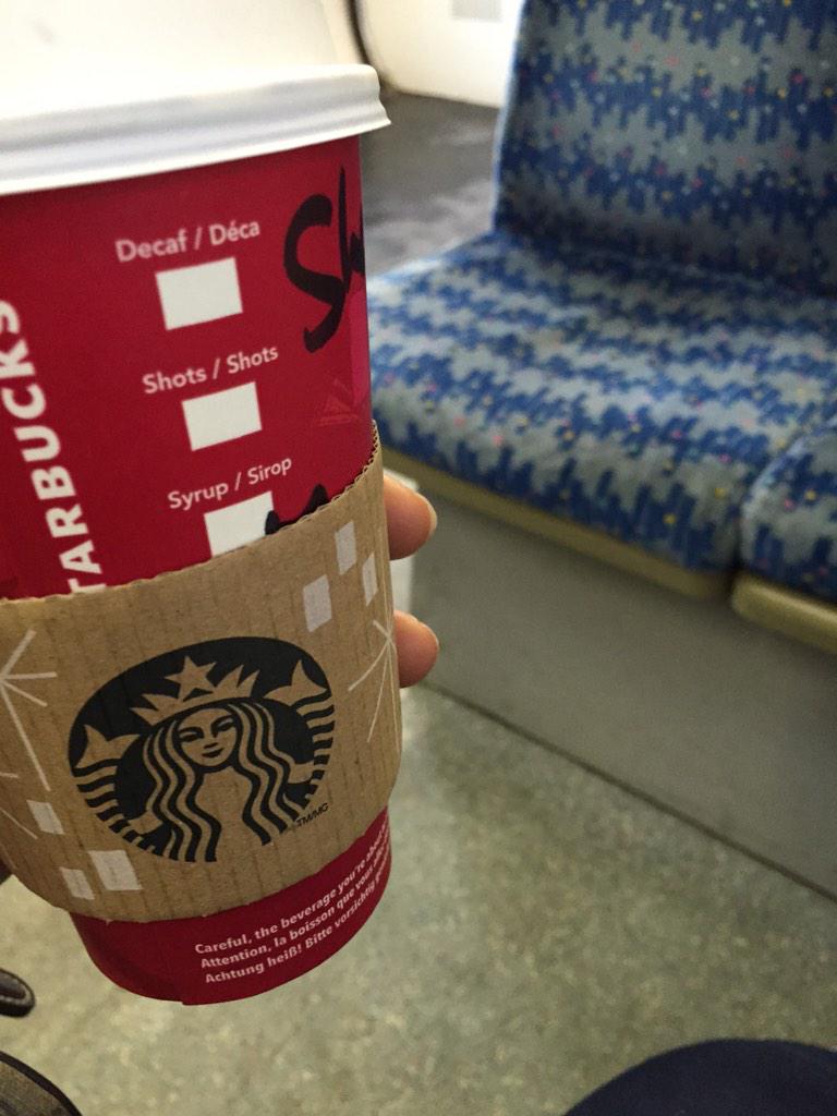 Vieヾ(@⌒ー⌒@) (@missievie) on Twitter photo Icy weather & slippery floor, almost fell on my face running for the train..comforting myself with <a href="/StarbucksUK/">Starbucks UK</a> mocha Icy weather & slippery floor, almost fell on my face running for the train..comforting myself with <a href="/StarbucksUK/">Starbucks UK</a> mocha