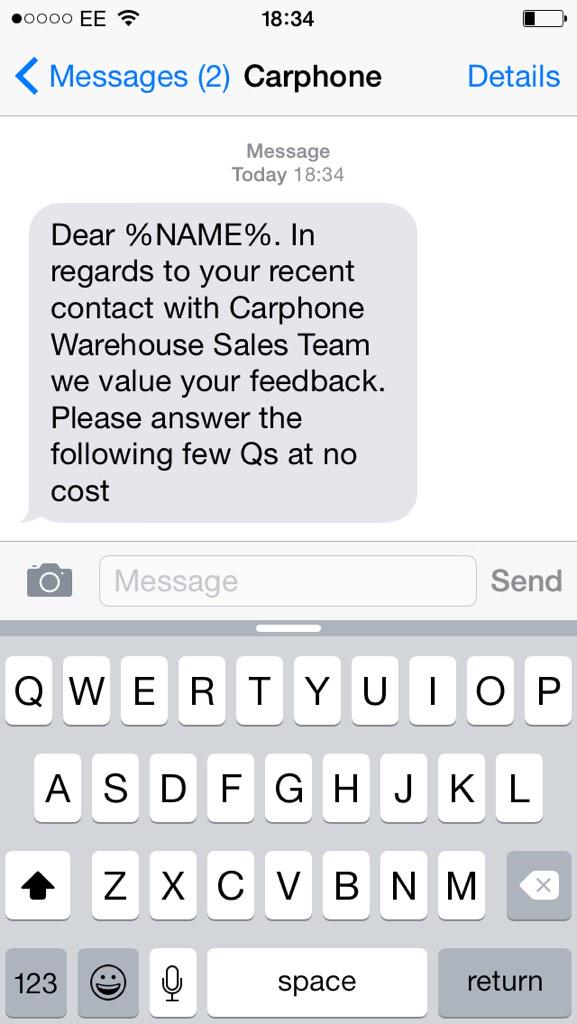 Josh0o's tweet photo. @CPWTweets dear 'name'. Brilliant haha. http://t.co/mbFYFo4k8k