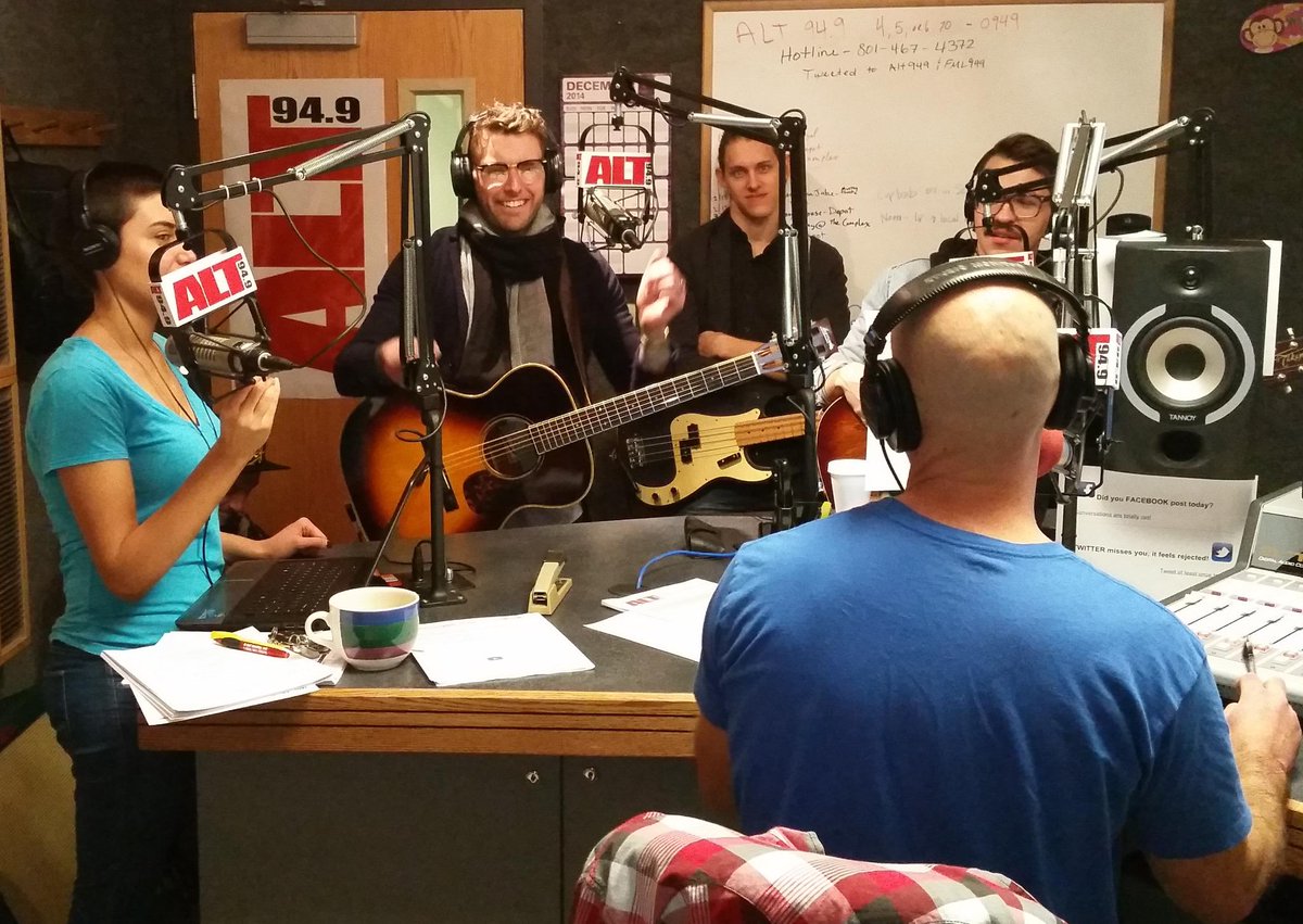 morningALT's tweet photo. Priory in-studio at @Alt949 - Video to come of "Weekend" LIVE! #Altstudio #Priory #Weekend @Prioryband http://t.co/BVggOuhKWQ