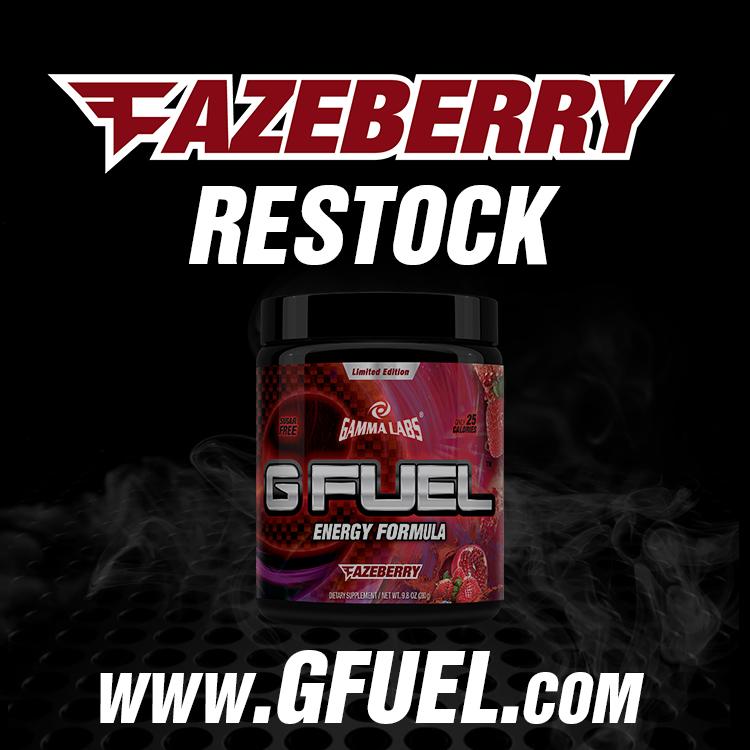 GFuelEnergy's tweet image. #GFUEL for finals then gaming after! Were you able to try Limited Edition #FaZeberry if not..

GFUEL.com