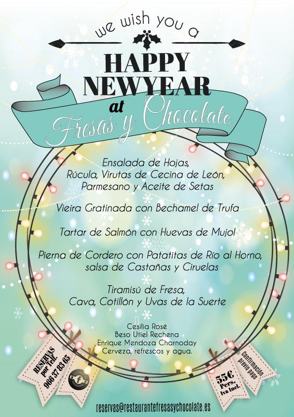 RteFresasychoco's tweet photo. Aquí tenéis nuestro Menú Especial para celebrar #nochevieja en #Alicante #restaurante #romantica #parejas #menú http://t.co/M9HoShXVEq