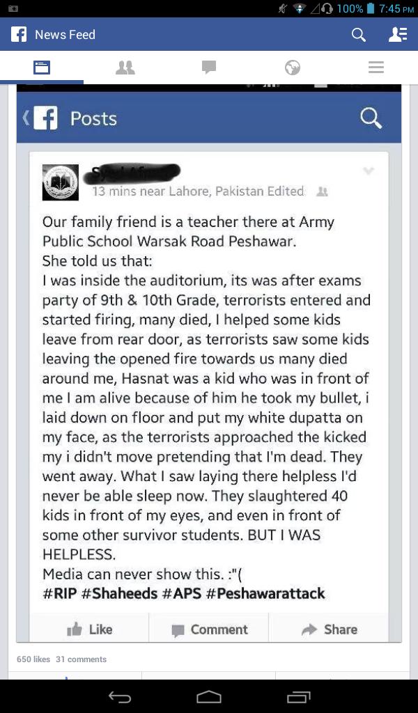 FarazAhmedJan's tweet photo. @HamnaQureshi @Fereeha @mahobili read this heart wrenching text too ! http://t.co/2xFNR7YZ97