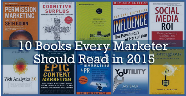 MarkCommPitch's tweet photo. 10 Amazing Books every marketers should read in 2015☛http://t.co/KJG5ftlaPu cc @ThisIsSethsBlog @JoePulizzi http://t.co/ren4bOeeg6