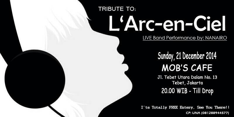 Live Performance #Nanairo Band at <a href="/MobsTebet/">Mob's Cafe Tebet</a> Desember 21,2014  #tribute to #Larcenciel #larukujkt #FreeEntry