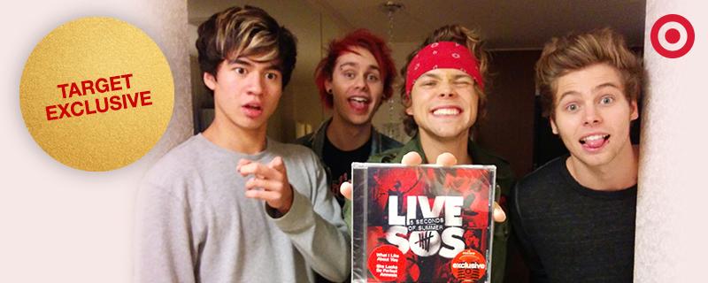 Give the gift of hearing #MORE5SOS live, on repeat. Get the album +1 extra song #OnlyAtTarget tgt.biz/7628