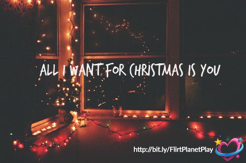 FlirtPlanet's tweet photo. All I want for Christmas is you <3 http://t.co/bIk92RudmD
