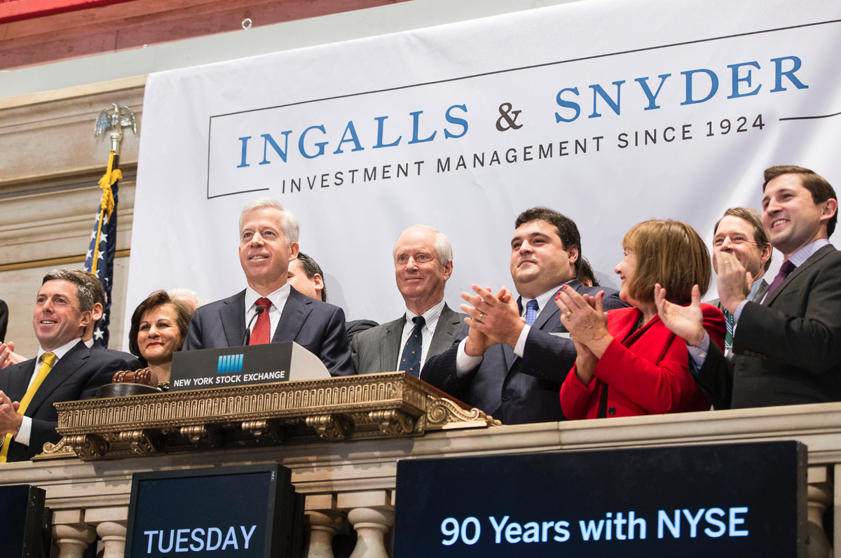 Help us congratulate Ingalls & Snyder, who rang the NYSE Bell to