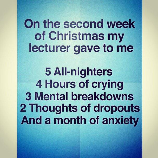 Mel_Wakefield's tweet image. Done with uni for Christmas but current state of mind..... #3rdyearproblems