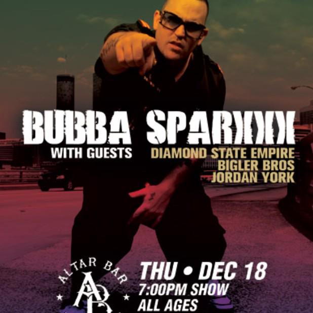 WhimPittsburgh's tweet photo. Thursday Bubba Sparxxx is @AltarBar Show starts at 7 PM @altarbar. 
&amp; after that @1030 PM #TURNTUPTHURSDAYS starts! http://t.co/2ue4rO9XQf