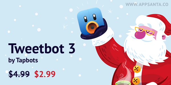 AppSanta's tweet photo. There’s no better way to tweet that with @tweetbot: pick it up at 40% off with App Santa! https://t.co/OHmccrd6b5 http://t.co/eMN8pdSFPn