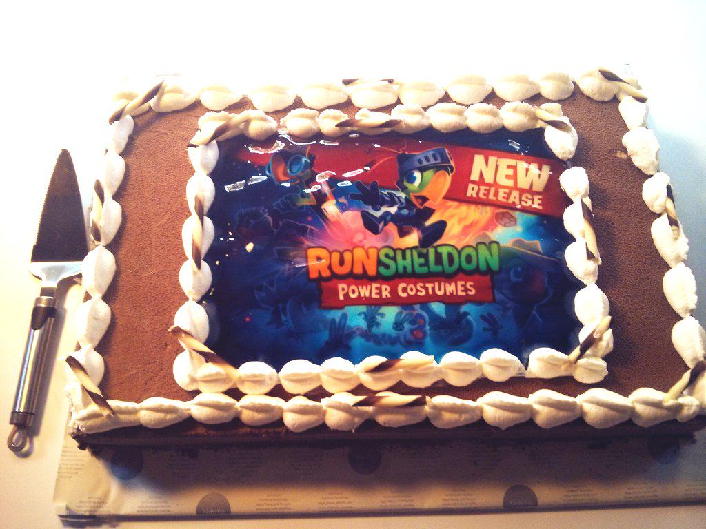 FuKuy's tweet image. Y este es el tentempié que vamos a zamparnos en @BeeSquareGames para celebrar la nueva versión de #RunSheldon