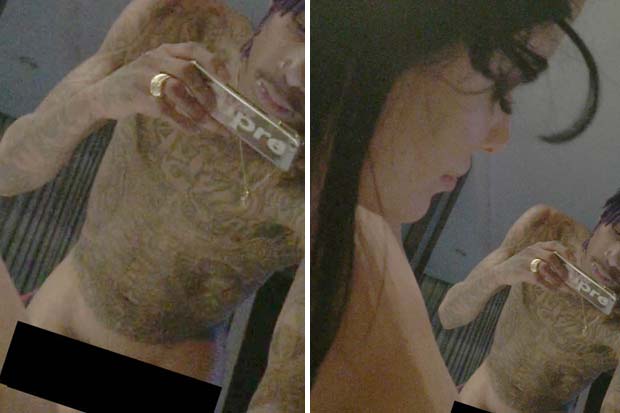 Full-Frontal Carla Howe Wiz Khalifa : Sex tape leak frontal nudity Carla Ho...