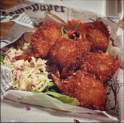 Coconut shrimp is the perfect way to make this rainy day feel that much more tropical!