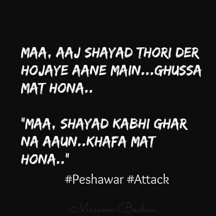 madehanaqvi's tweet photo. #Speechless #PeshawerAttack #KillTTP http://t.co/MFarJVjwRa