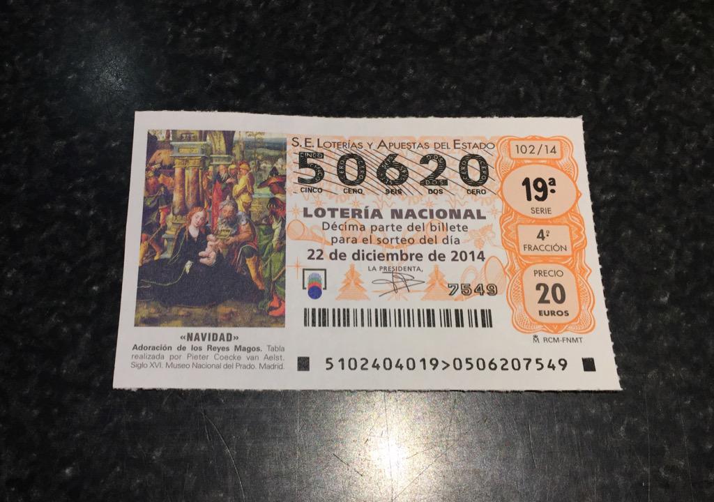 A ver si el barrio nos da suerte! 50620!!!