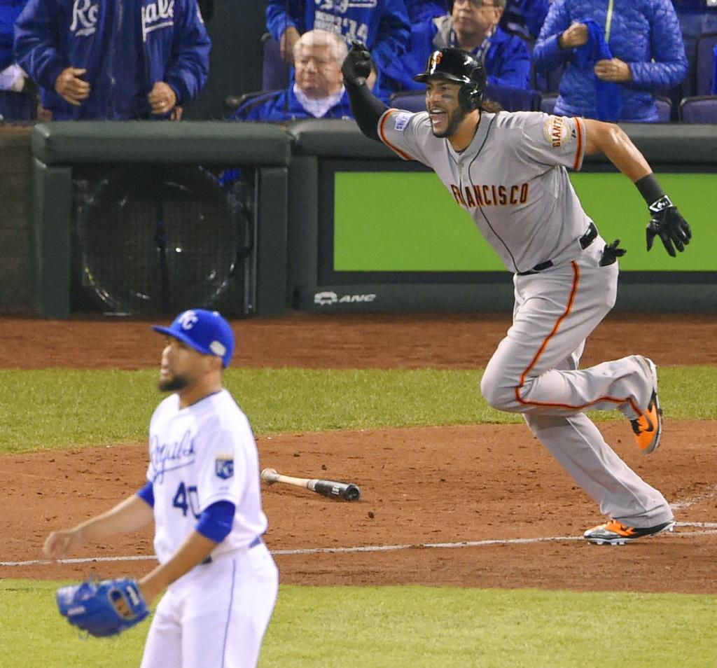 BrooksKnudsen's tweet image. Michael Morse = Great Giant. Thanks for the memories, @Mcode38! #Champ #Game7 #GameWinningHit #TakeOnMe #SFGiants