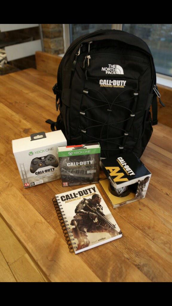 daRealAkinfenwa's tweet photo. RT to win  @CallofDuty #AdvancedWarfare bundle inc. Anvil Controller, Rucksack &amp; Atlas Ltd Edition #Pick13Days #comp http://t.co/Sbz6E0ZUQv